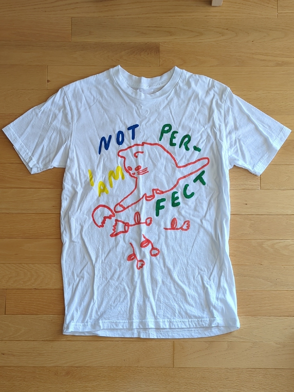 Yarrow Goods "I Am Not Perfect" Unisex Tee - Picture 1 of 1